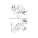 Kenmore 79071054404 top/drawer diagram