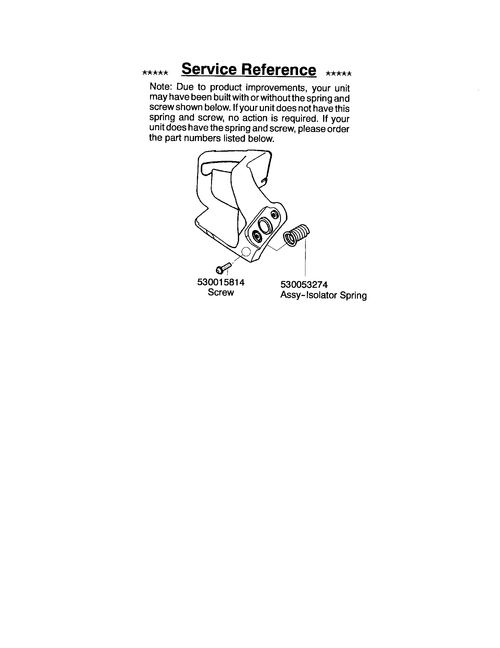 Poulan 220LE service reference diagram