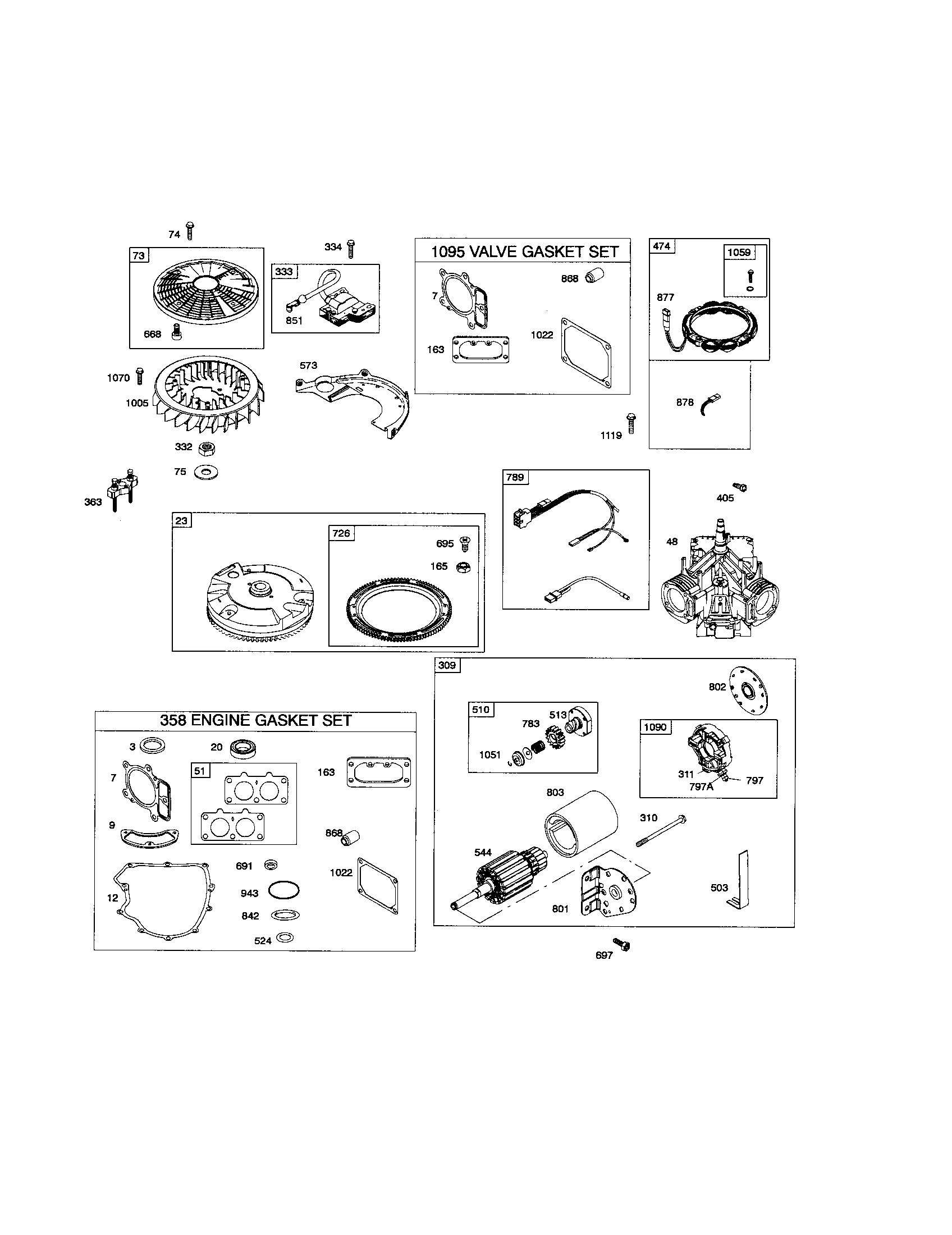 Craftsman 917287380 flywheel/starter motor diagram