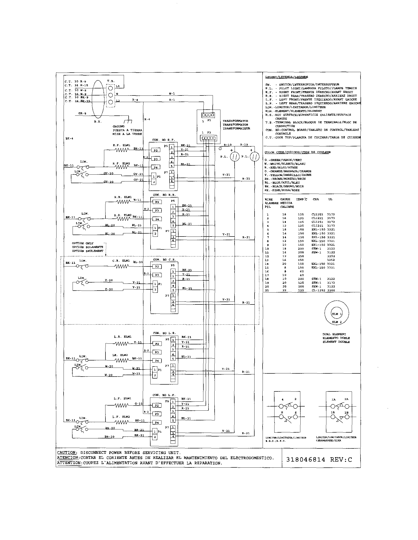 Frigidaire GLEC36S9EQB wiring diagram diagram