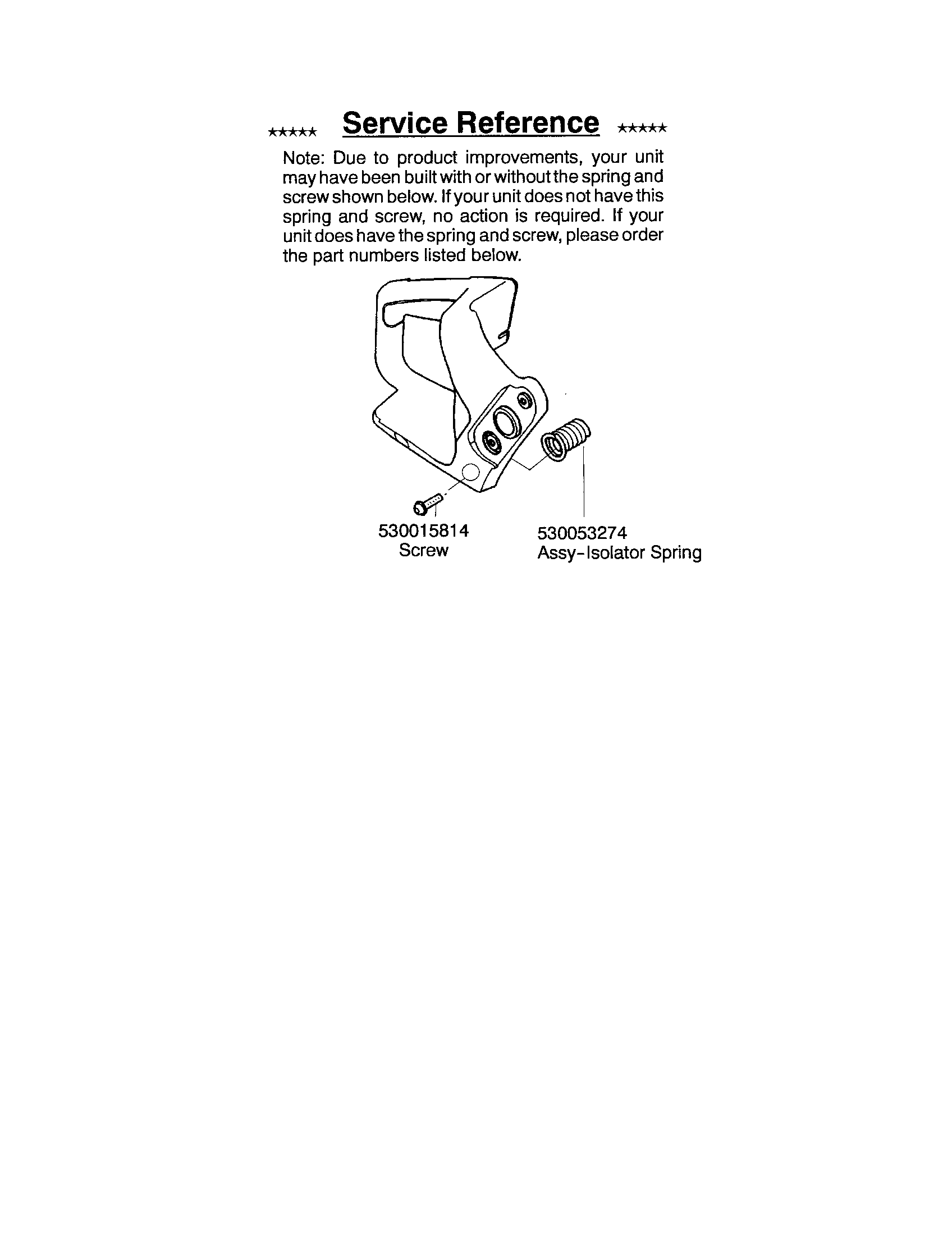 Poulan 220 TYPE 5 service reference diagram