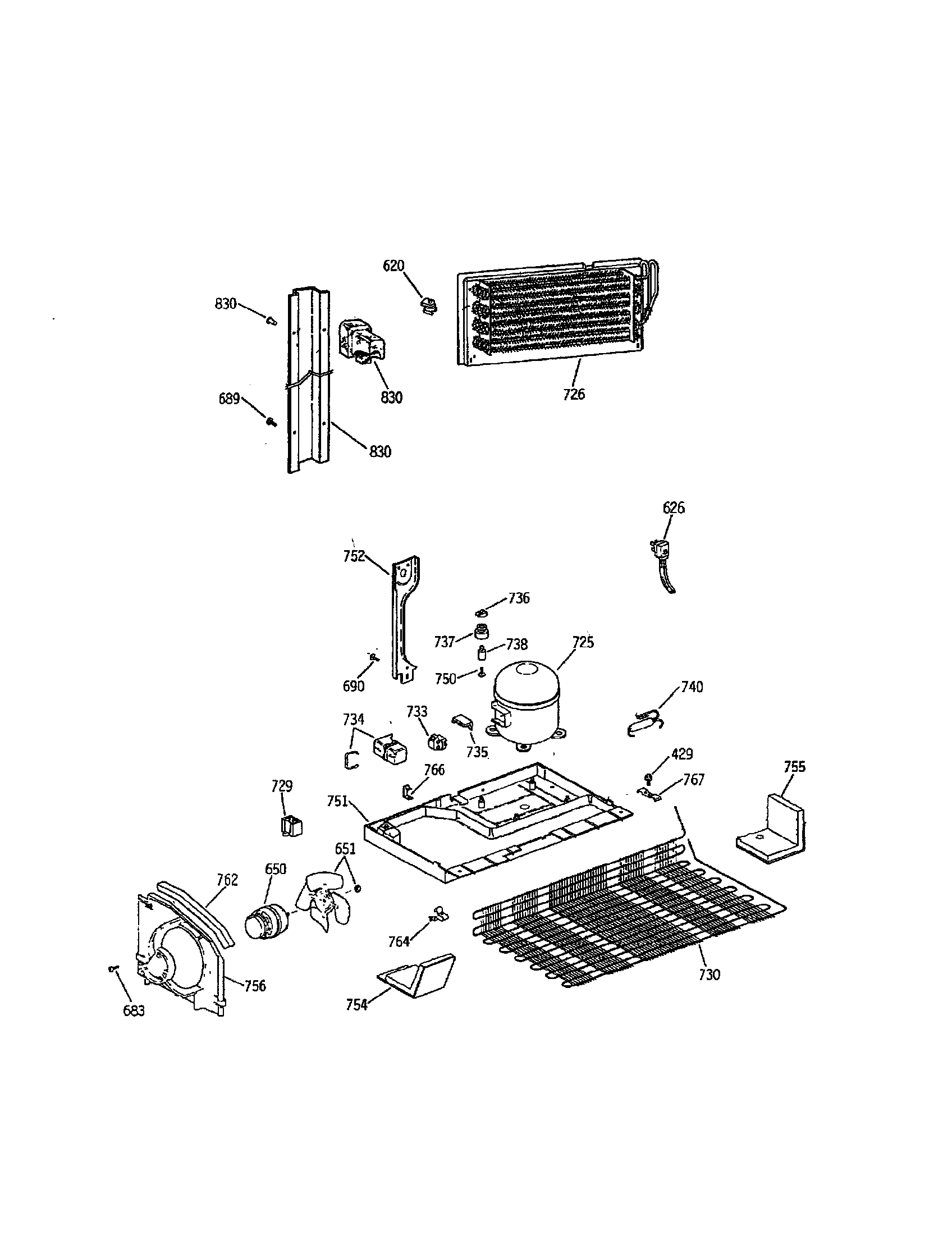 Hotpoint CTX18GIXJRWW unit diagram