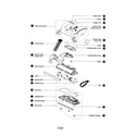 Dyson DC17 cleaner head/soleplate diagram