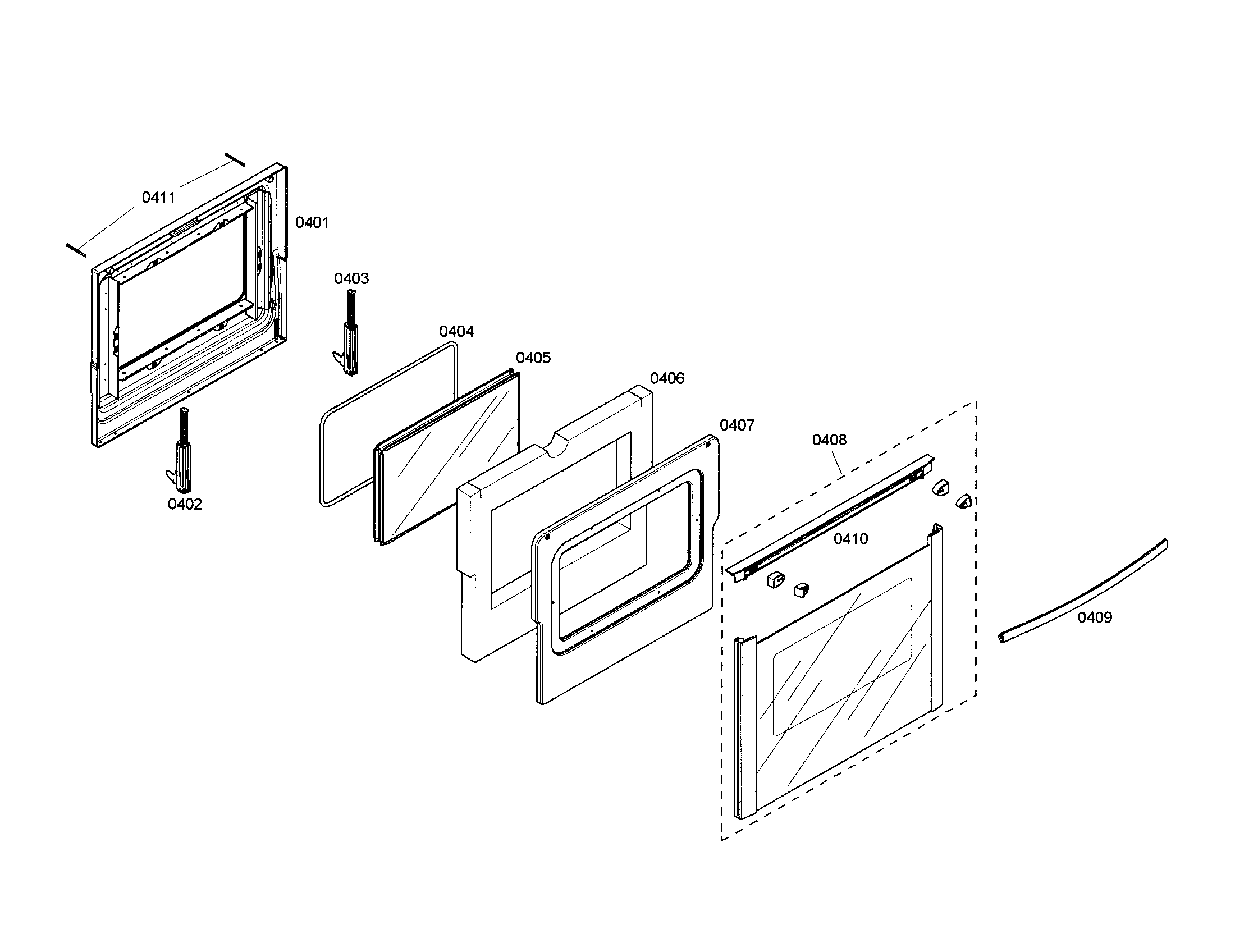 Bosch HES7132U/01 door diagram