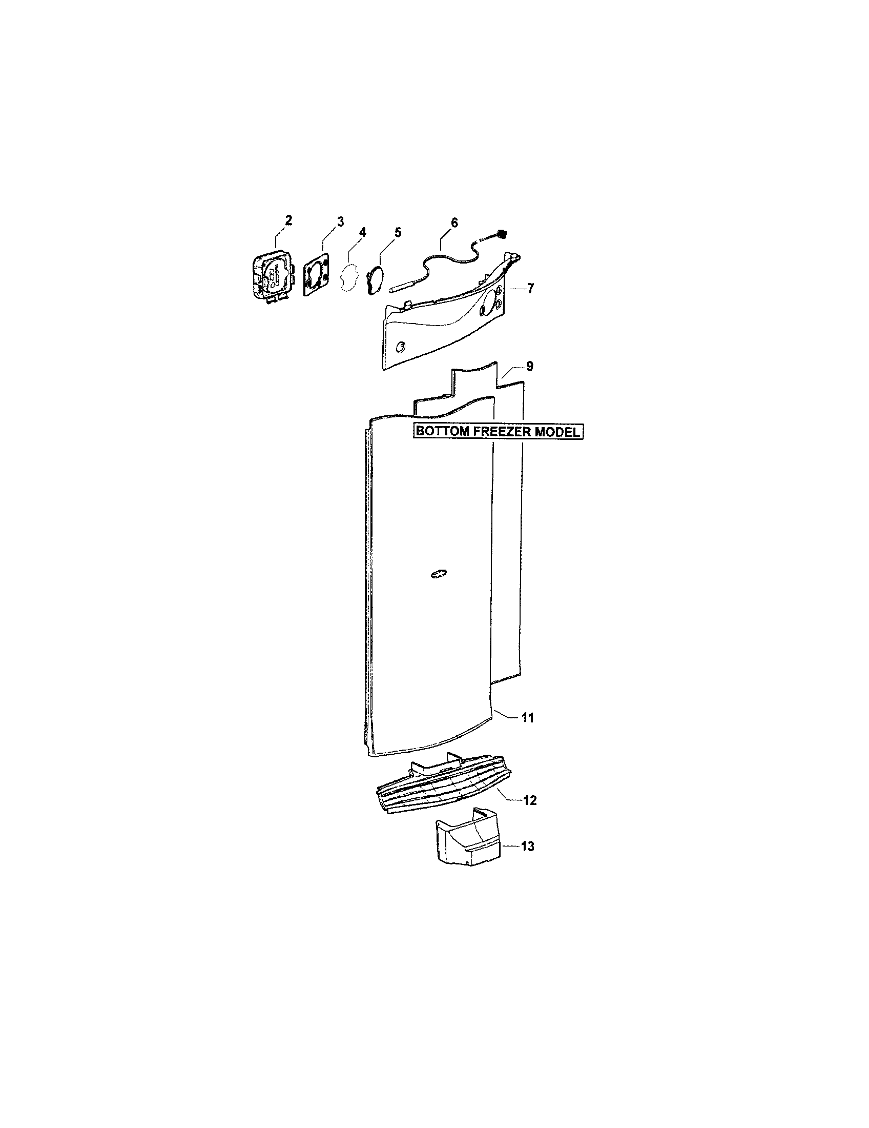 Fisher & Paykel E522BRE-22162A electronic module/duct covers diagram
