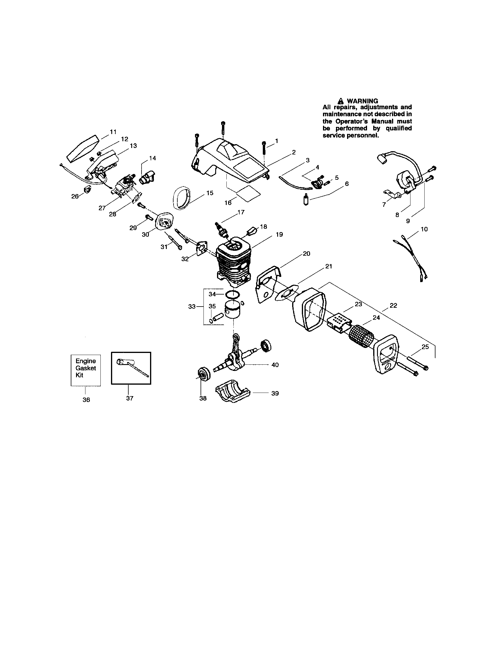 Craftsman 944414420 shield/cylinder/crankshaft diagram