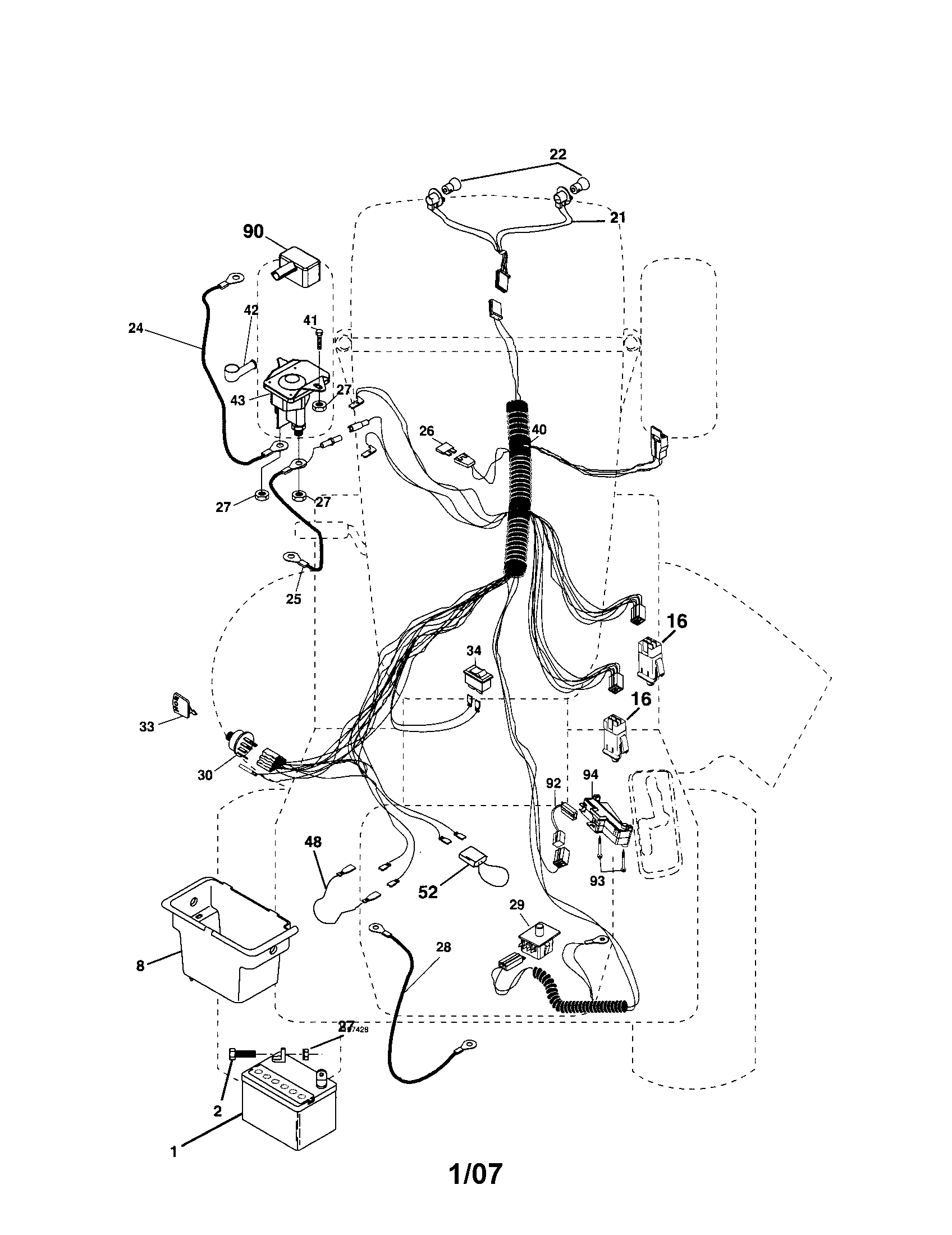 Craftsman 917287070 electrical diagram