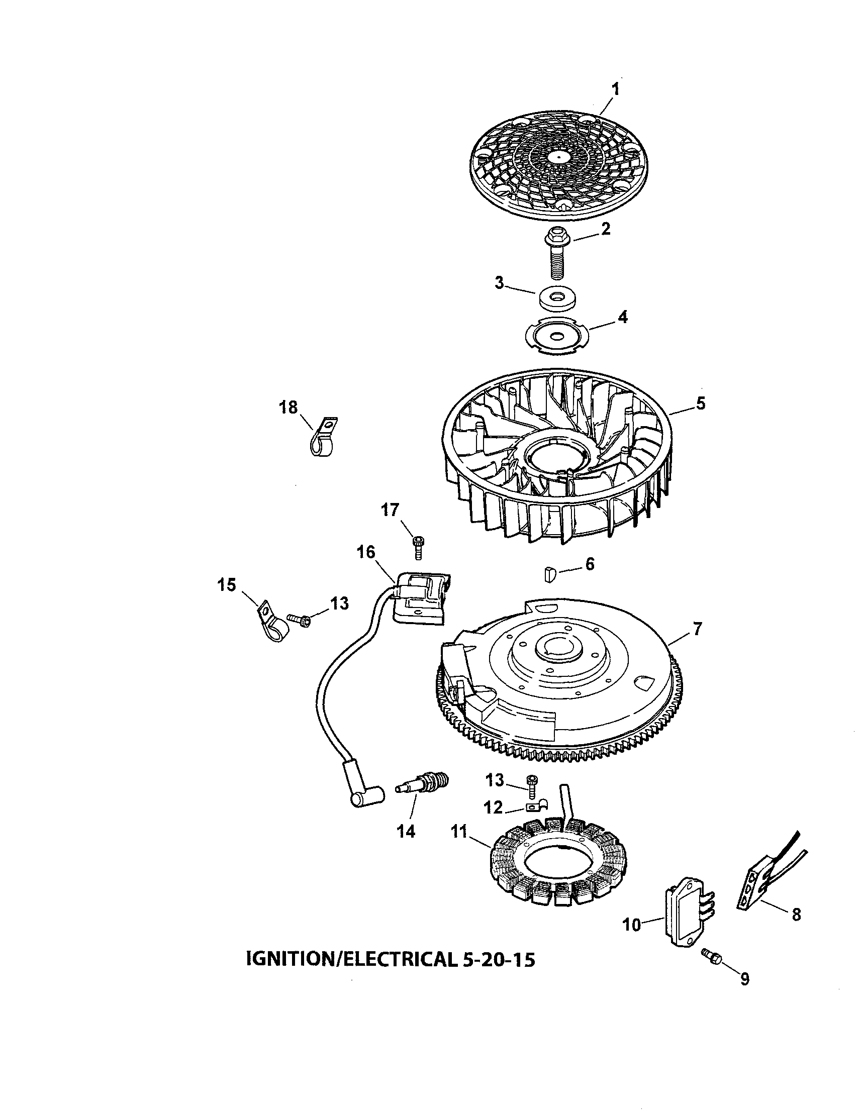 Craftsman 917288331 ignition/electrical diagram