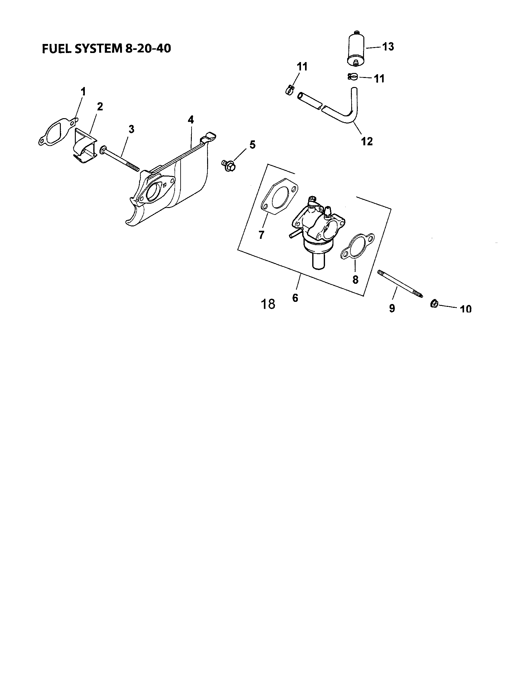 Craftsman 917288331 fuel system diagram