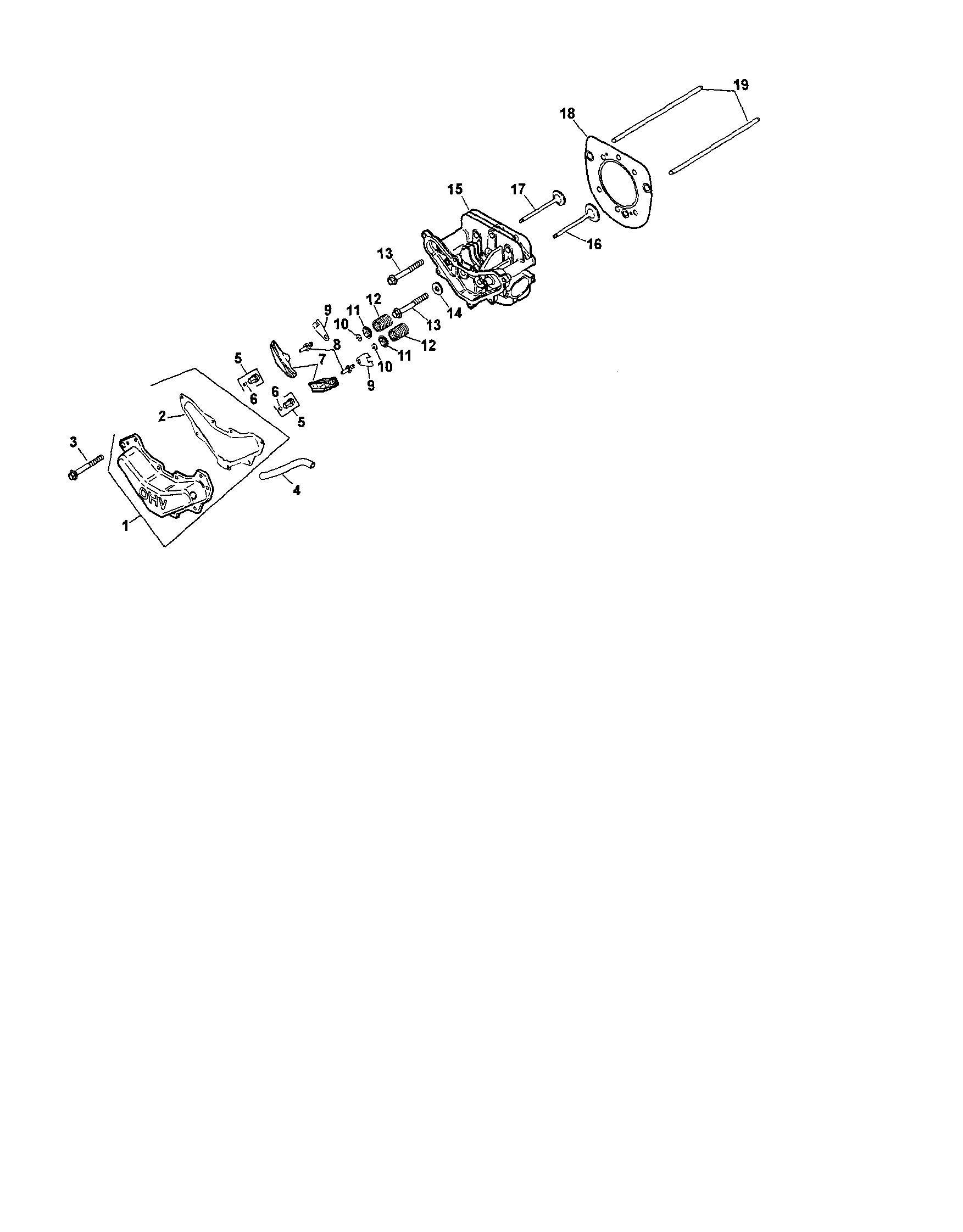 Craftsman 917287360 head/valve/breather diagram