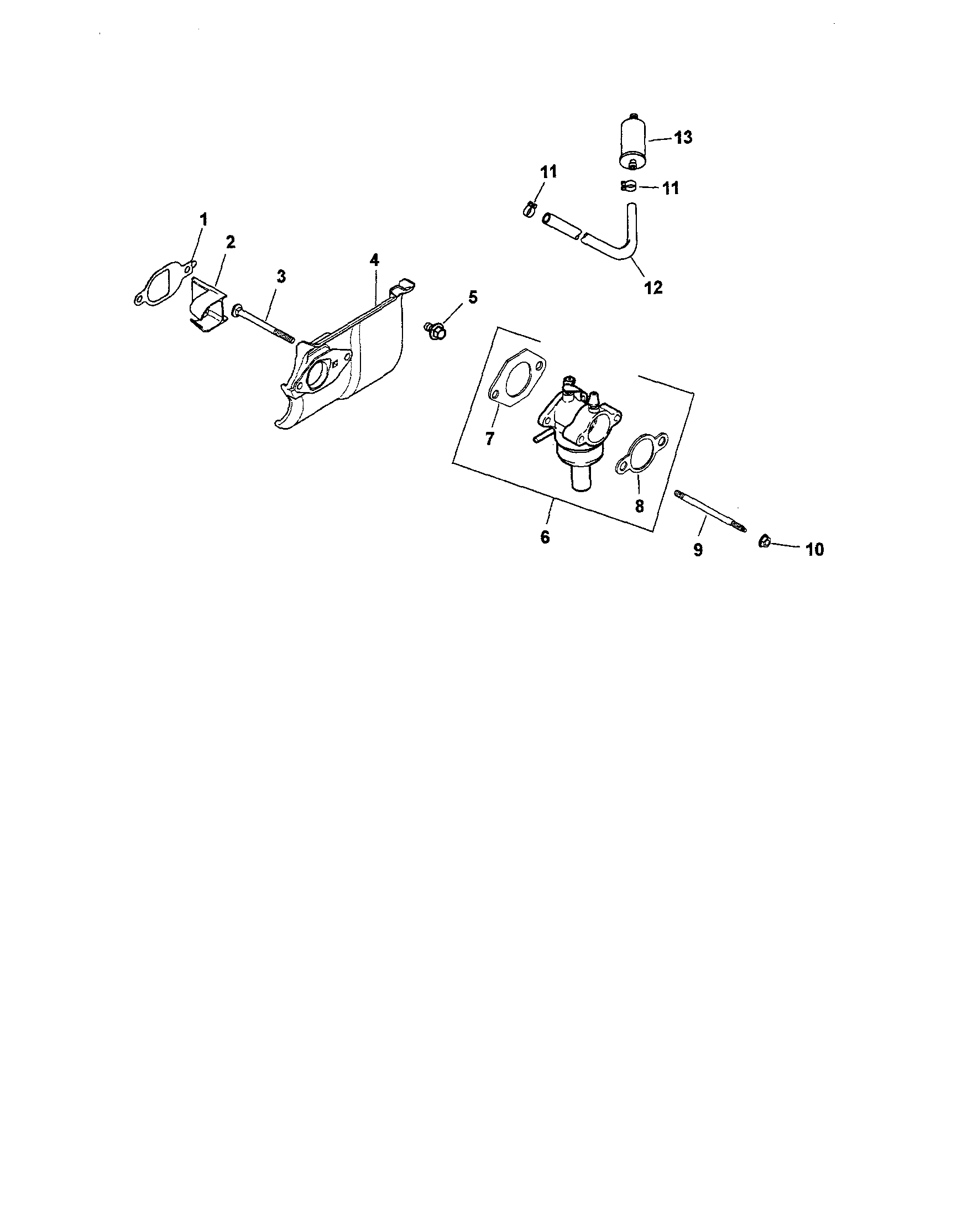Craftsman 917287360 fuel system diagram