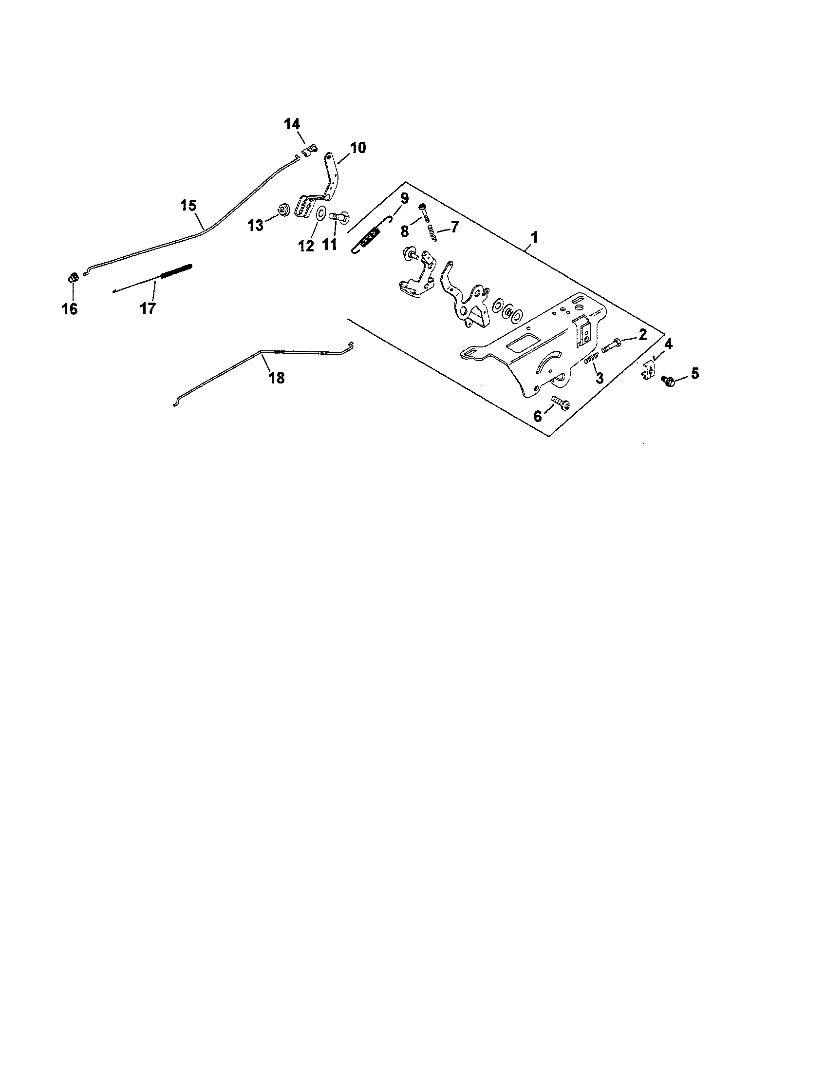 Craftsman 917287360 engine controls diagram