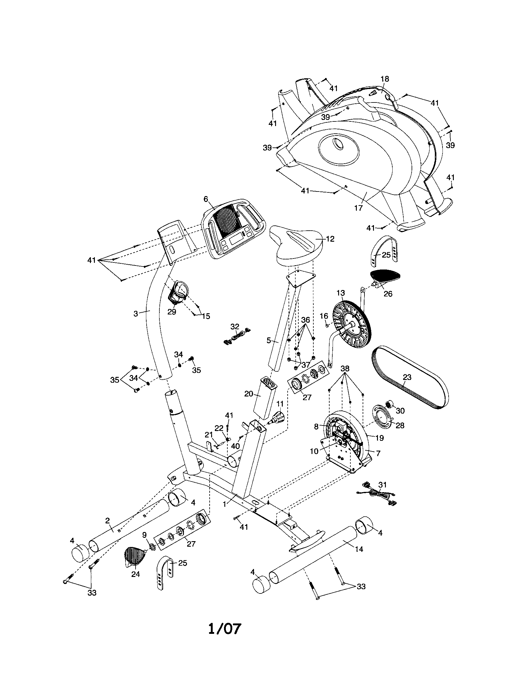 Proform 831216410 cycle diagram