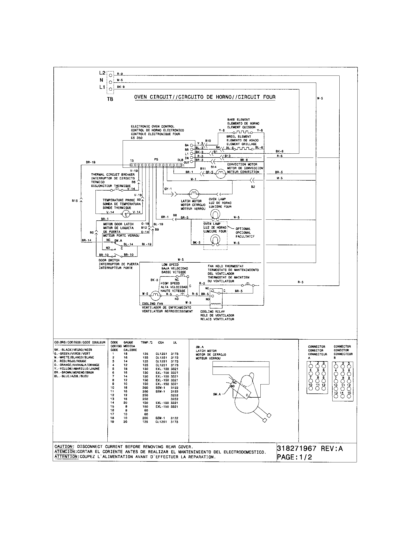 Frigidaire CFES366FB2 wiring diagram diagram