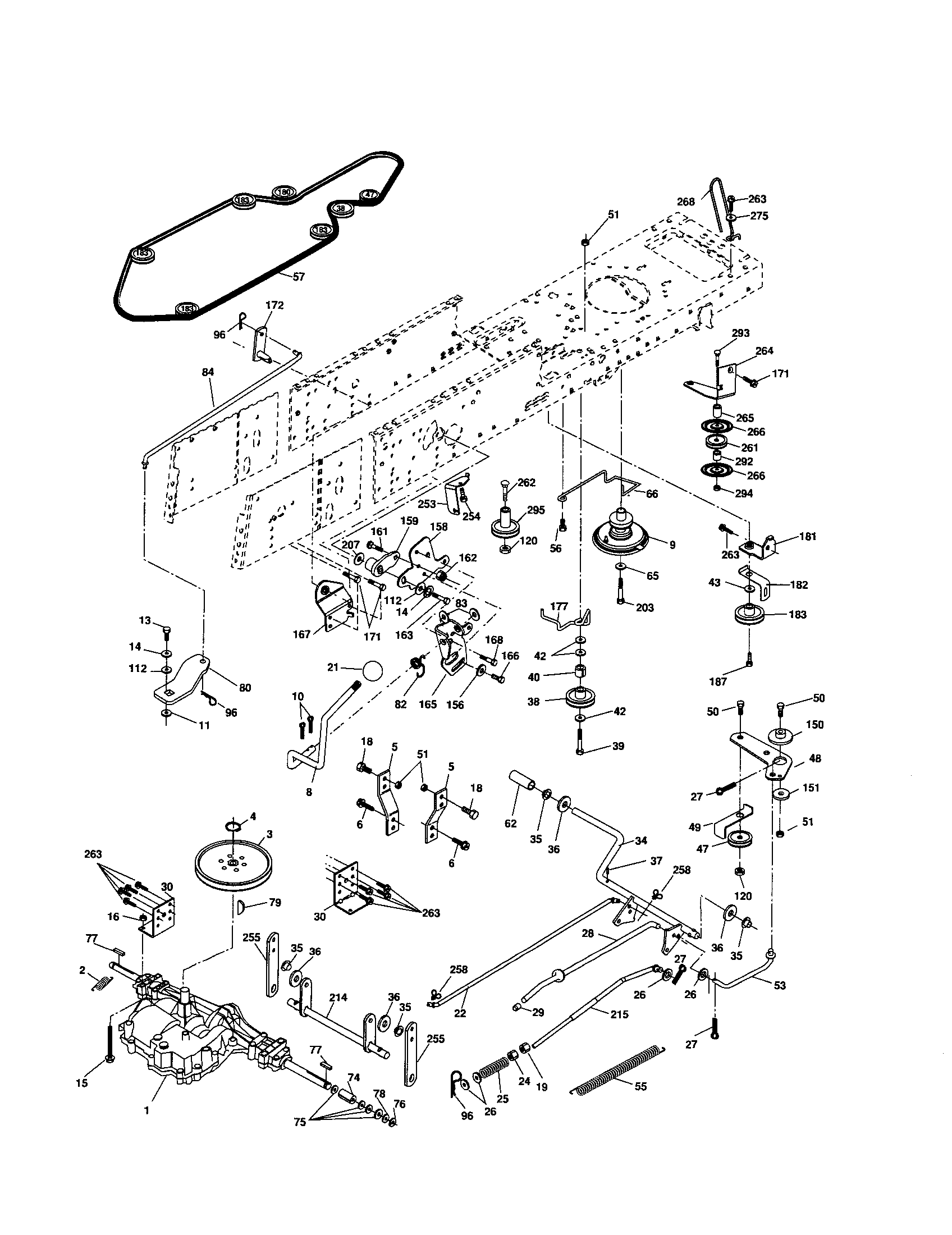 Craftsman 917274291 drive diagram
