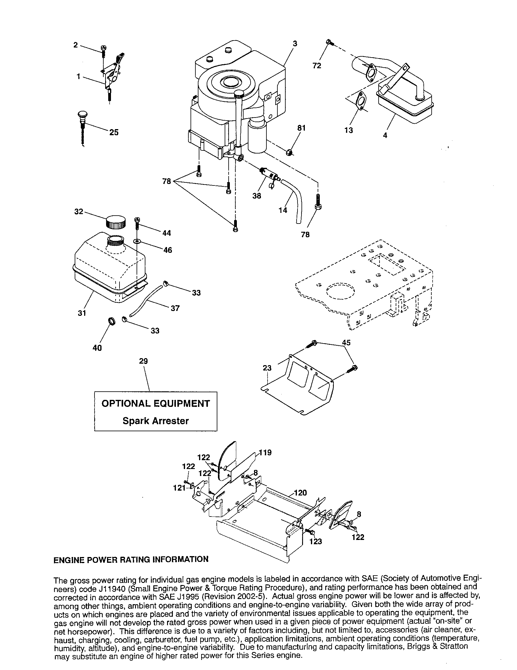Craftsman 917274291 engine diagram