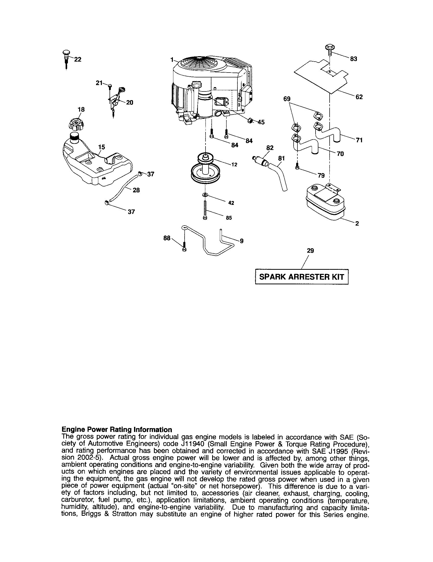 Craftsman 917287280 engine diagram