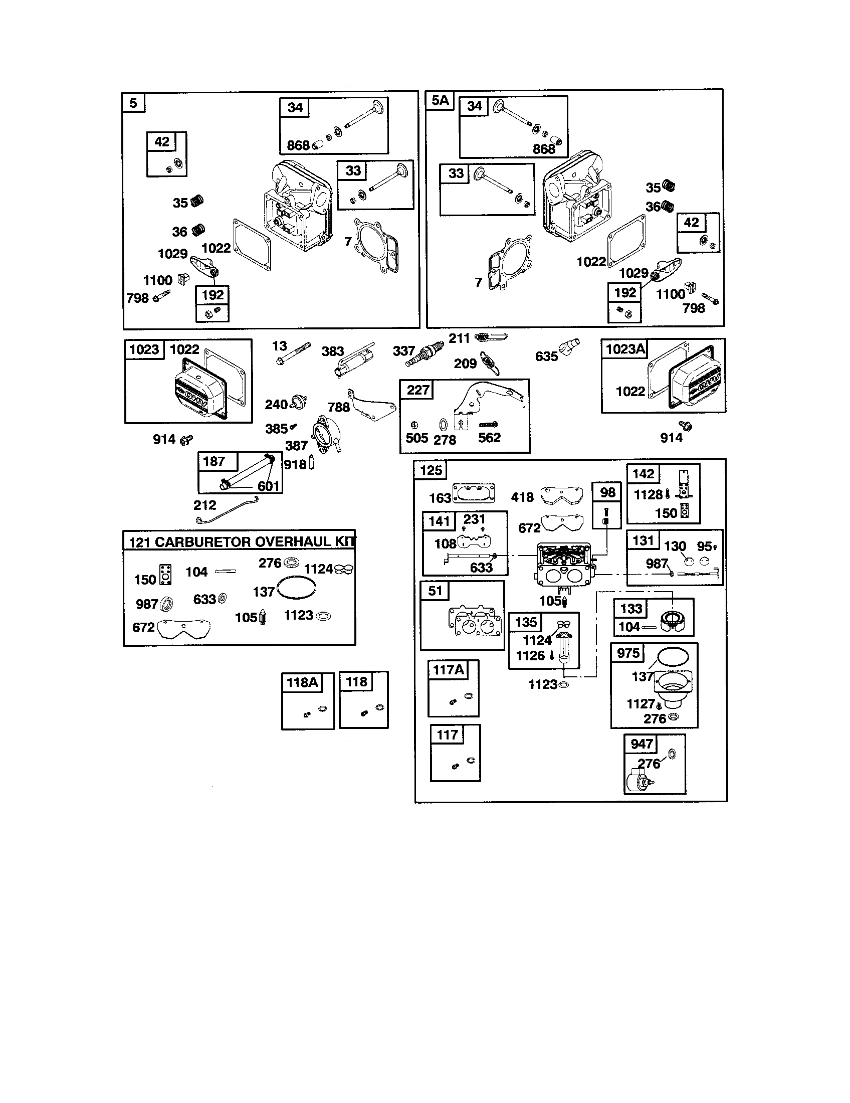 Craftsman 917287320 carburetor/head-cylinder diagram