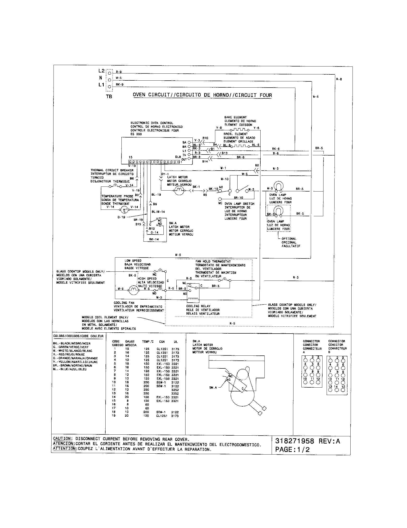 Frigidaire CFES365EC4 wiring diagram diagram