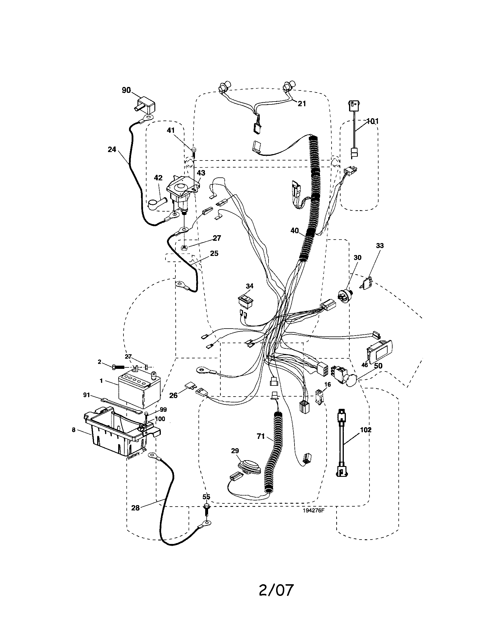 Craftsman 917276905 electrical diagram