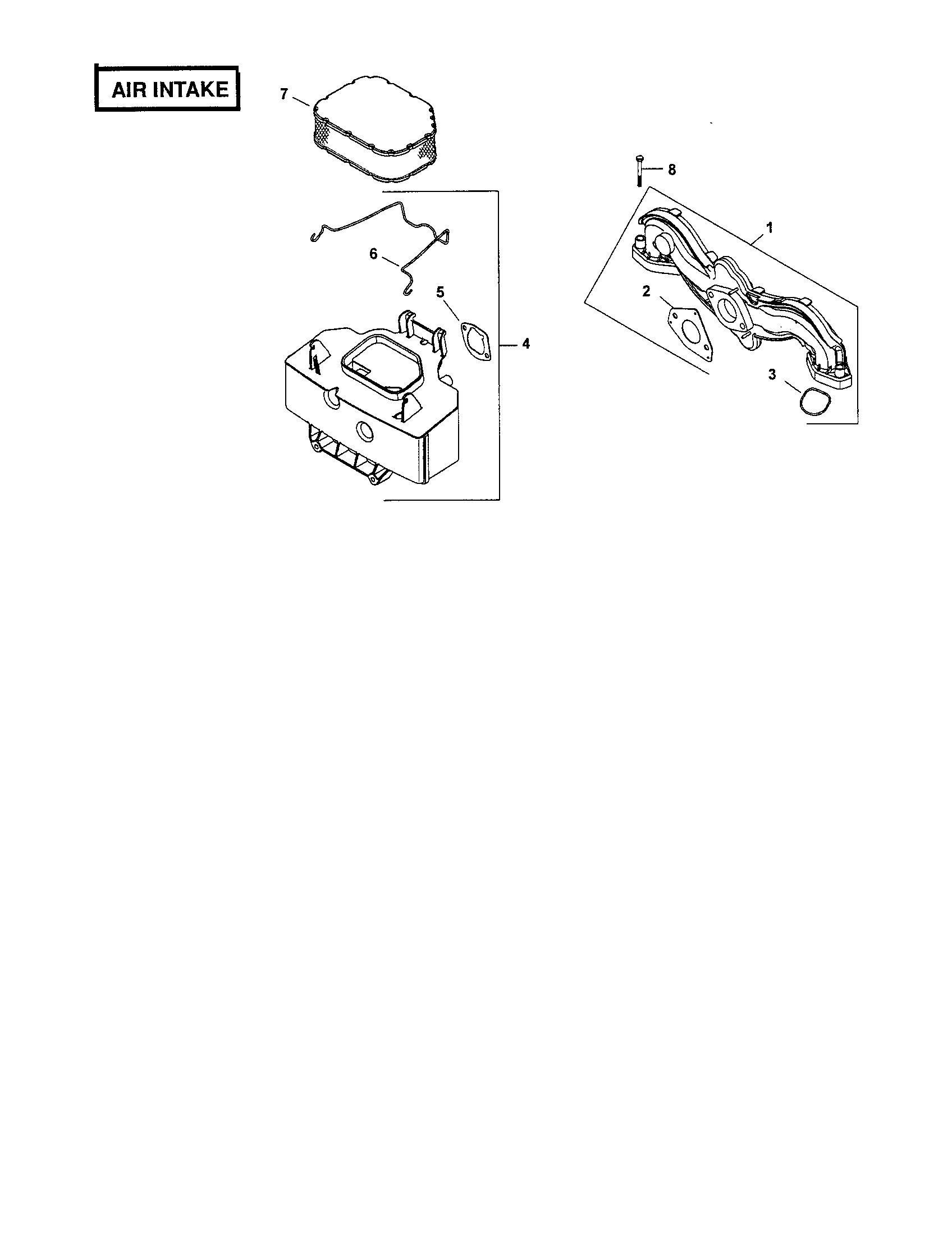 Craftsman 917276905 air intake diagram