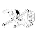 Craftsman 917370530 drive control/gear case/wheels diagram