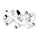 Craftsman 917371701 drive control/gear case/wheels diagram