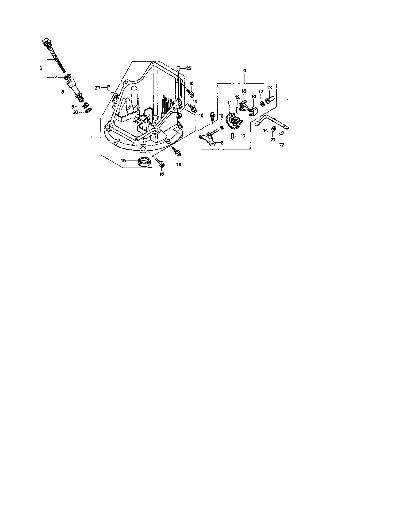 Craftsman 917376784 oil pan diagram