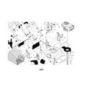 Husqvarna 917374470 engine/housing/handle/grassbag diagram