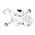 Craftsman 917375610 drive control/gear case/wheels diagram
