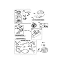 Husqvarna 917374451 rewind starter/blower housing diagram