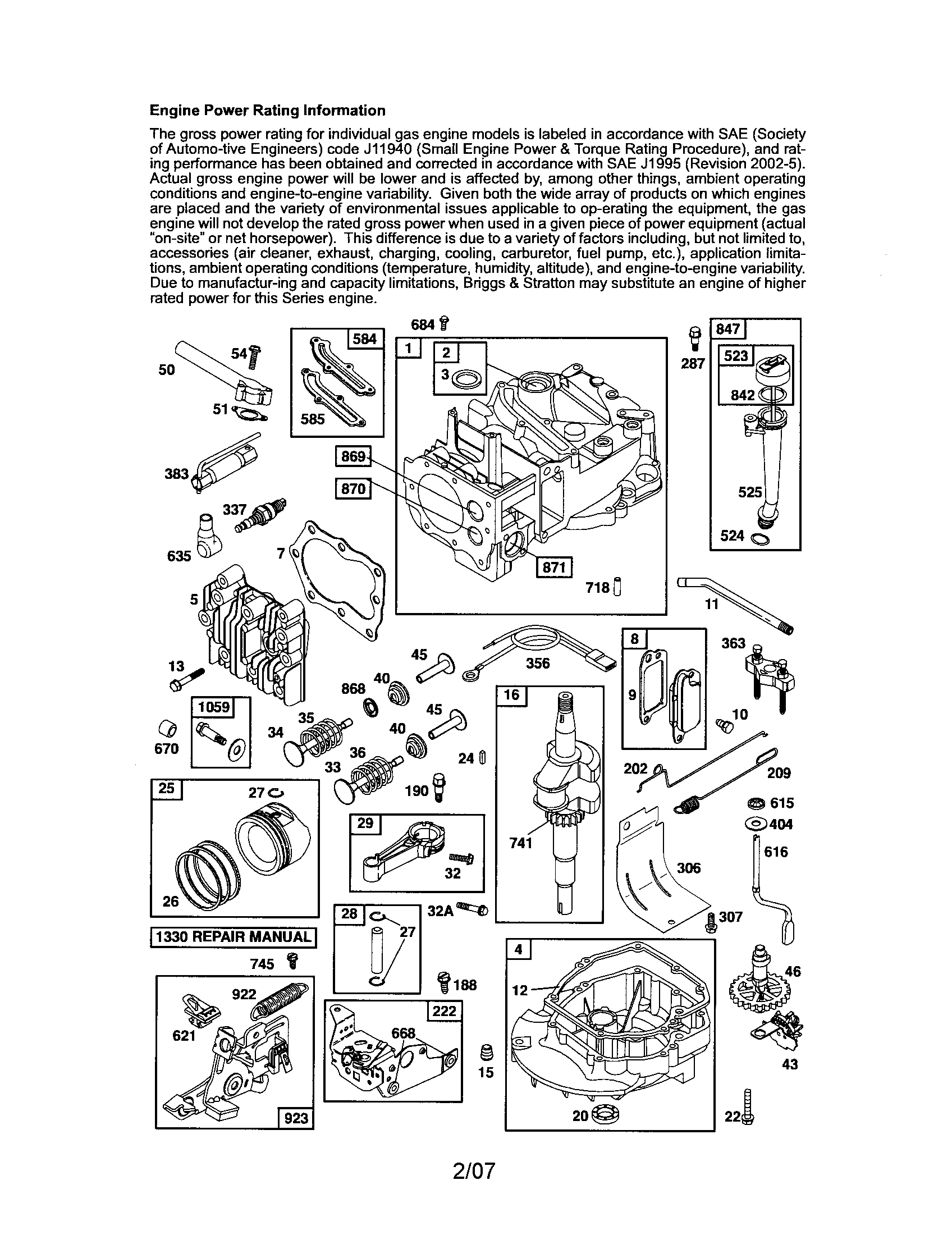 Craftsman 917375622 cylinder/crankshaft/crankcase diagram