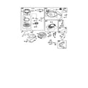 Briggs & Stratton 125K02-0690-E1 rewind starter/blower housing diagram