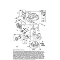 Craftsman 917376224 cylinder/crankshaft/crankcase diagram