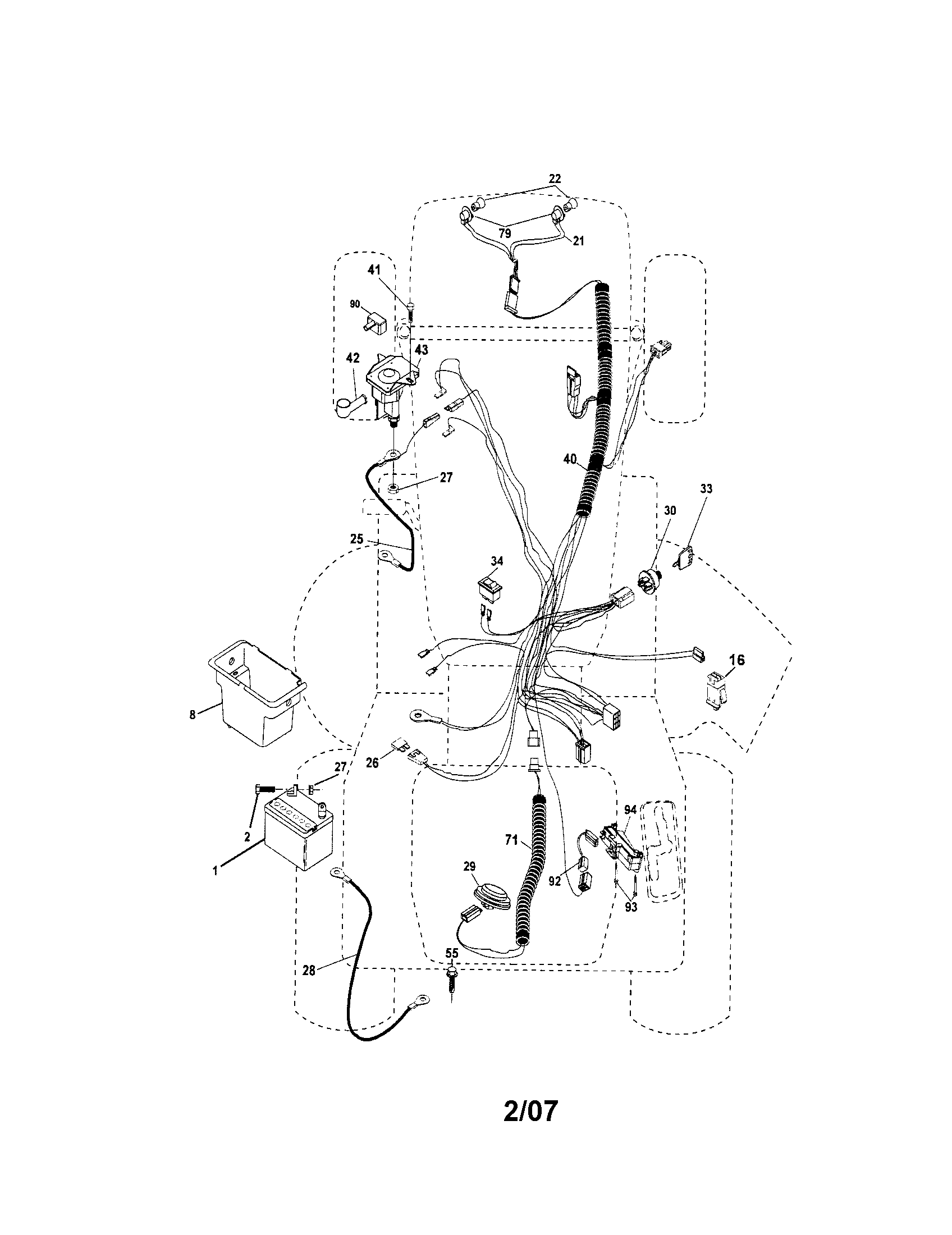 Craftsman 917287210 electrical diagram