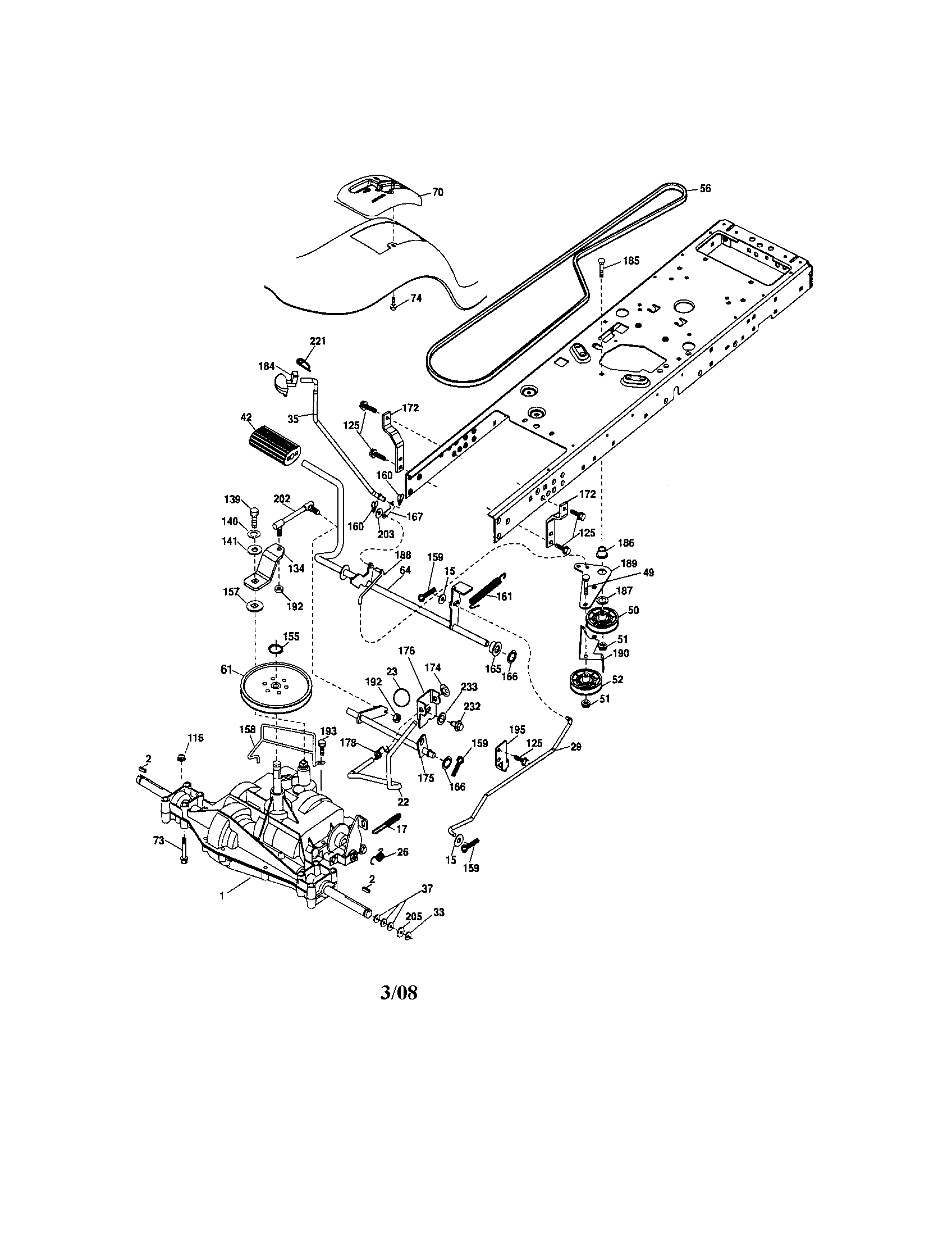 Craftsman 917287210 ground drive diagram