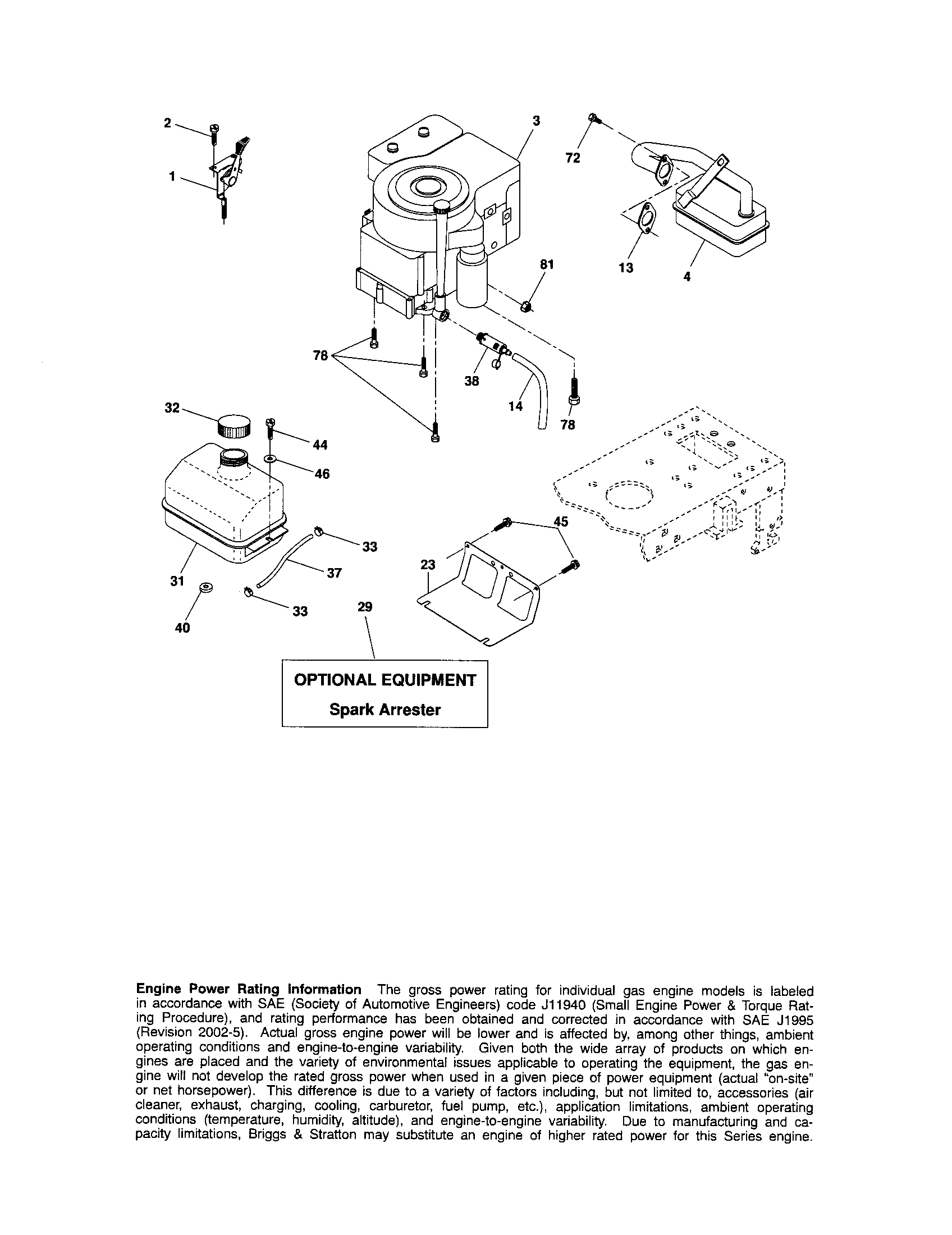 Craftsman 917287071 engine diagram