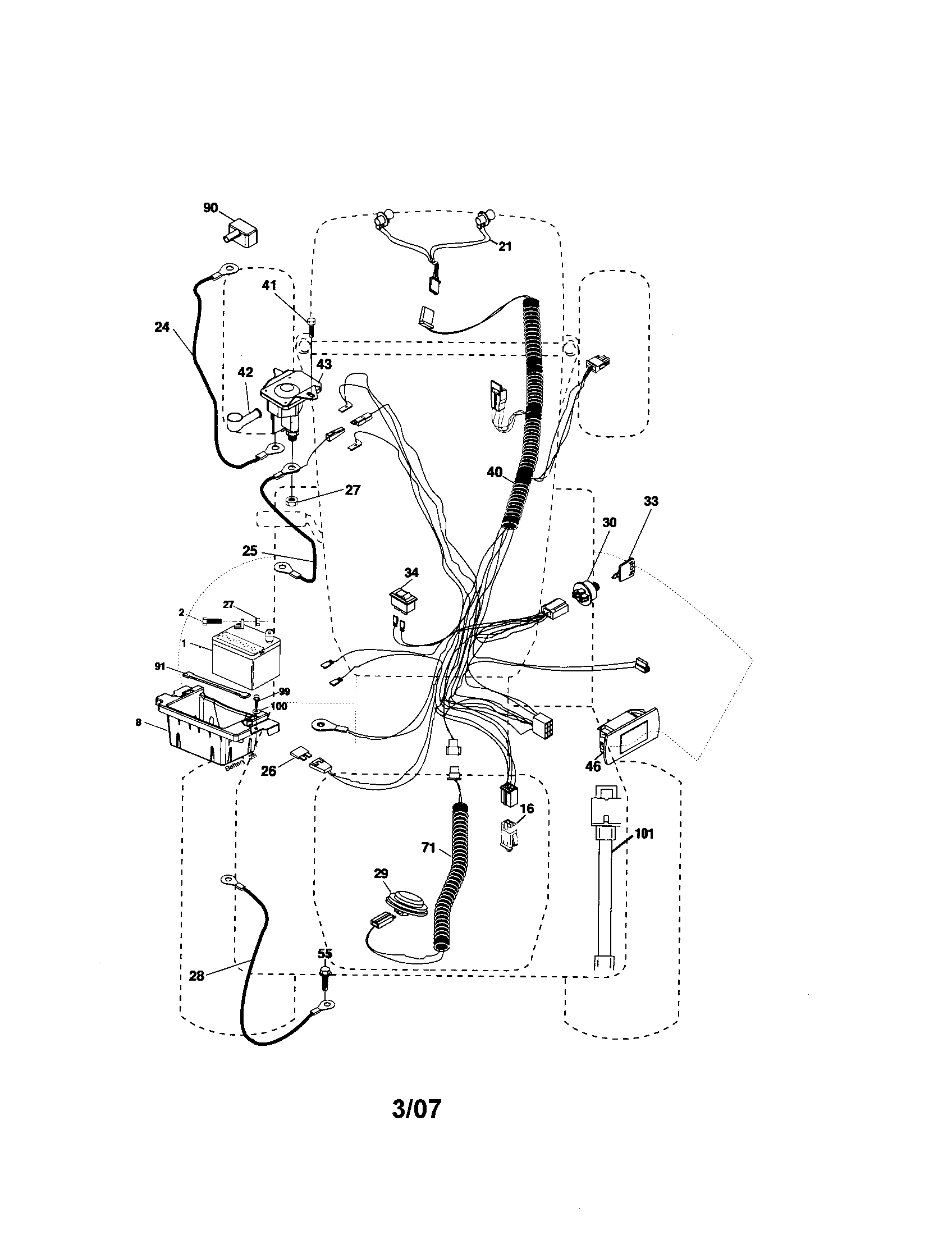 Craftsman 917287260 electrical diagram