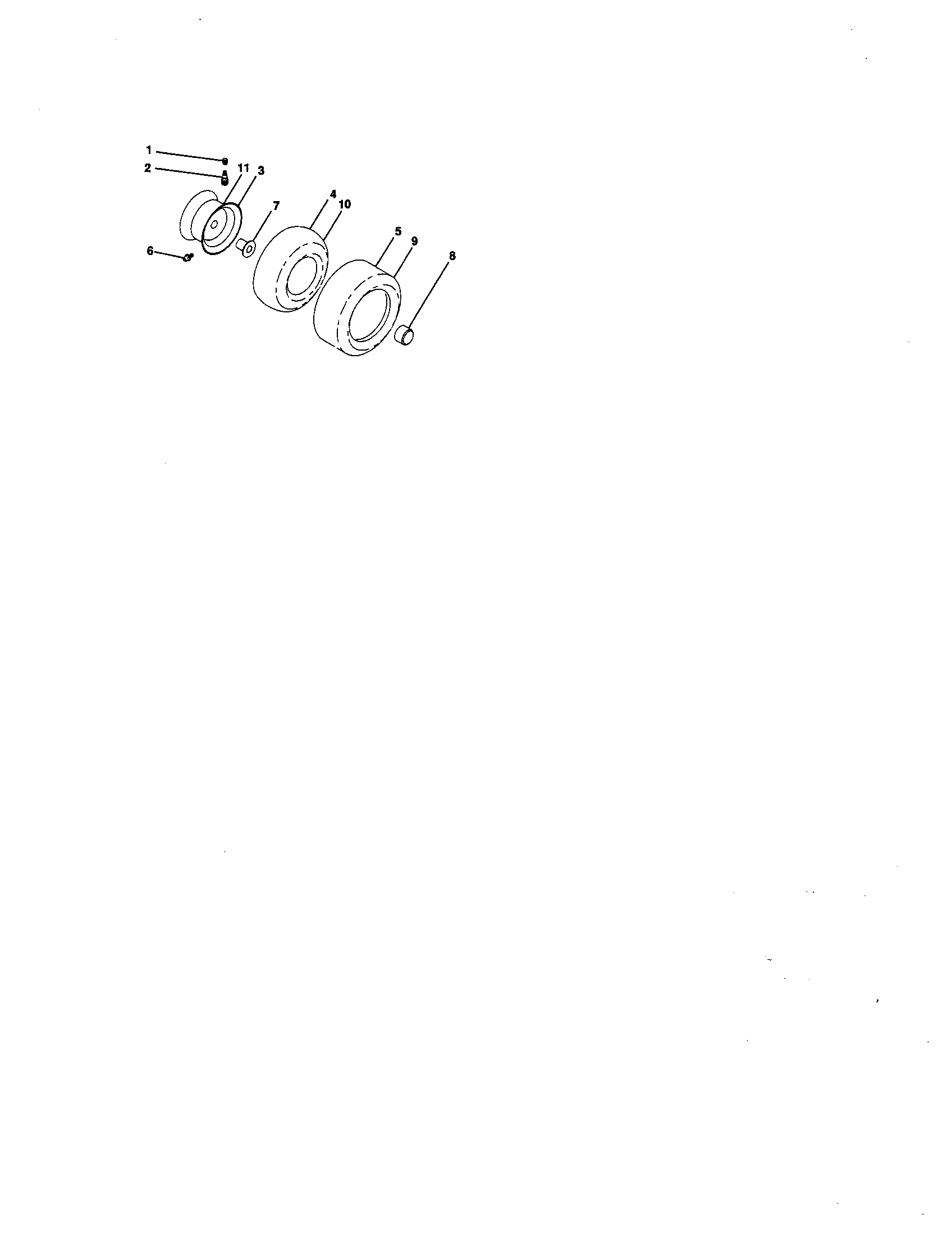 Craftsman 917287260 wheels and tires diagram