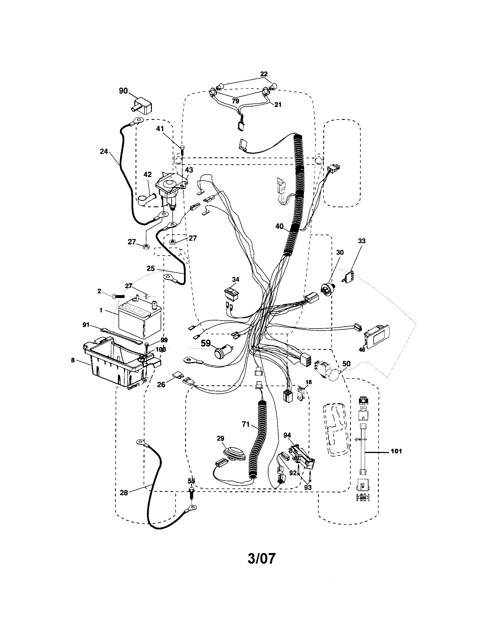 Craftsman 917287490 electrical diagram