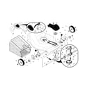 Husqvarna 917374422 drive control/gear case/wheels diagram