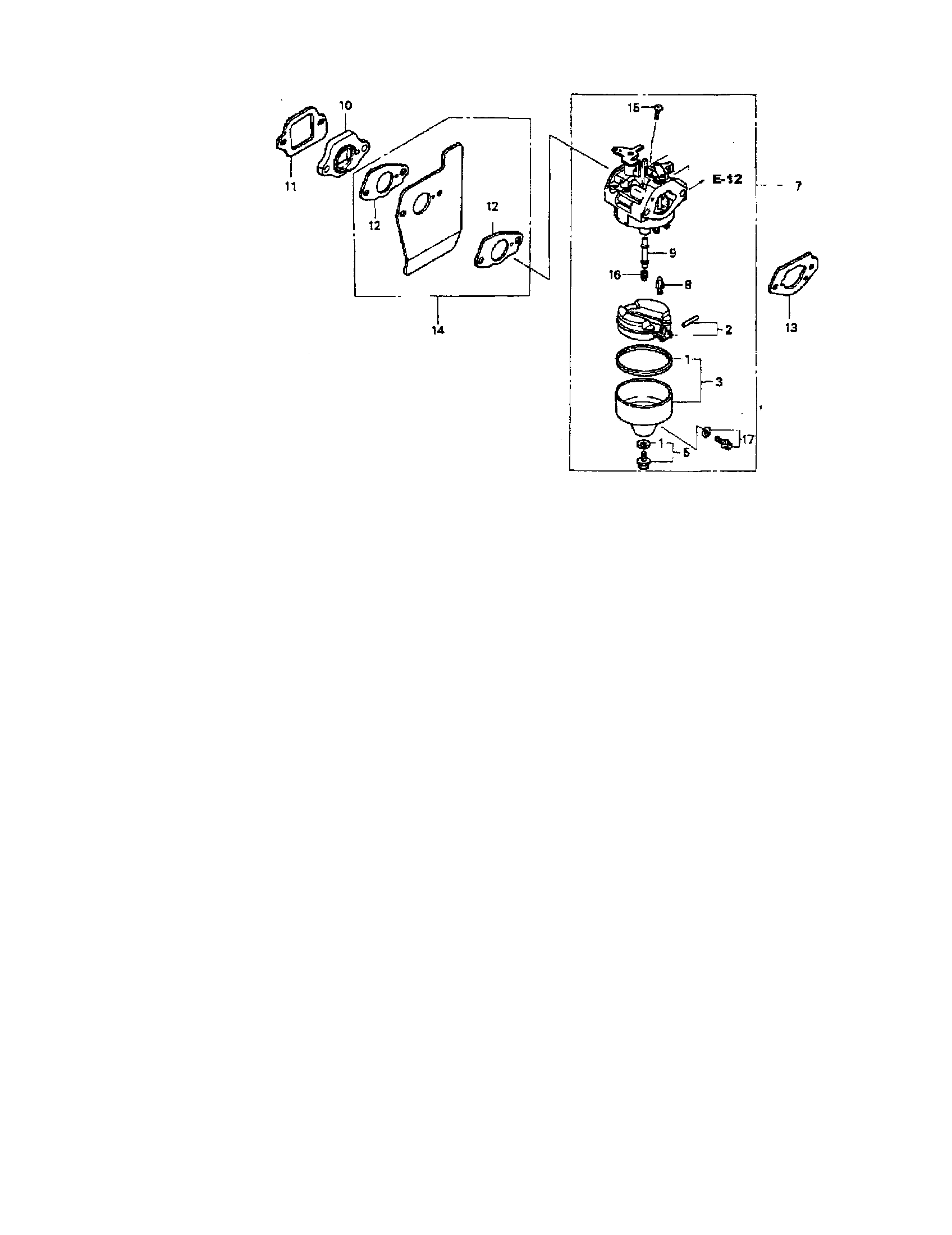 Craftsman 917371722 carburetor diagram