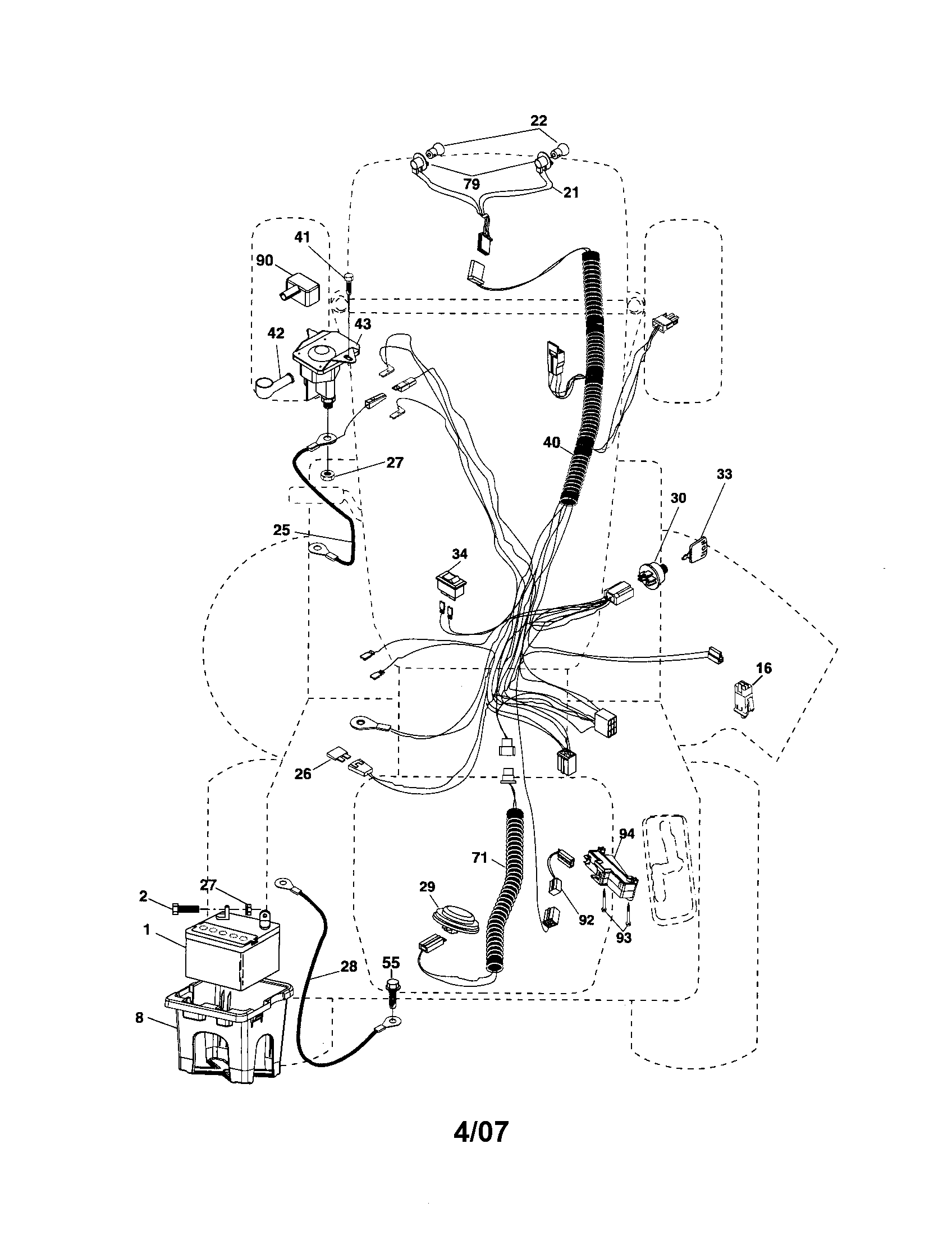 Craftsman 917287121 electrical diagram