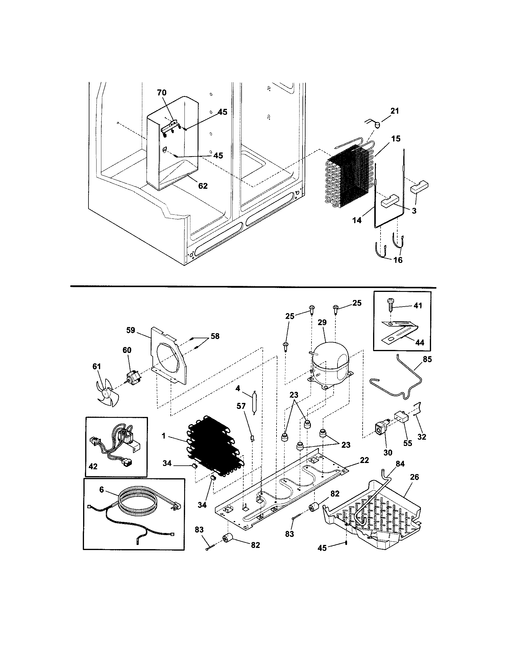 Crosley CRSE234FW0 system diagram