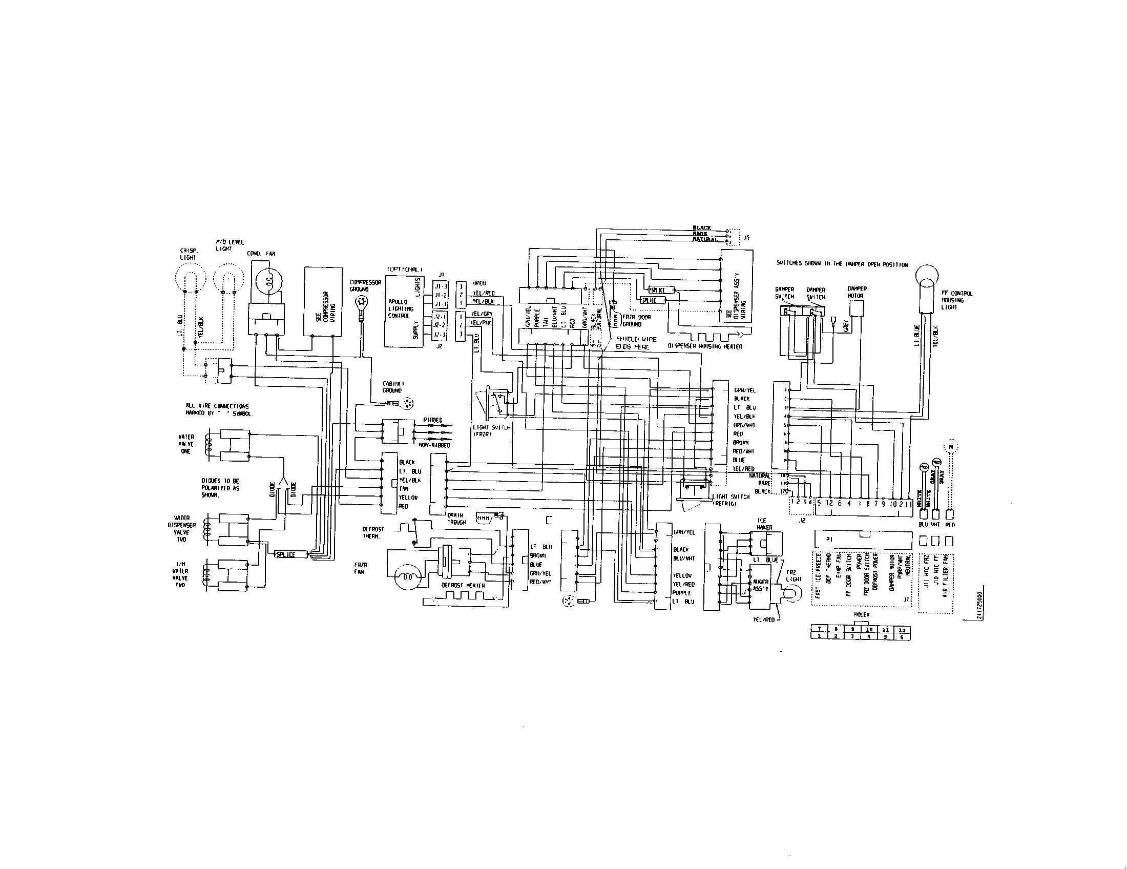 Crosley CRSE234FW0 wiring diagram diagram