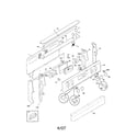 Frigidaire FEF377CFTE backguard diagram