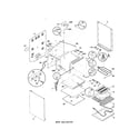Frigidaire FEF377CFTE body diagram
