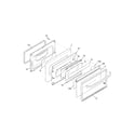 Frigidaire FEF377CFTE door diagram