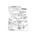 Craftsman 917388127 rewind starter/blower housing diagram