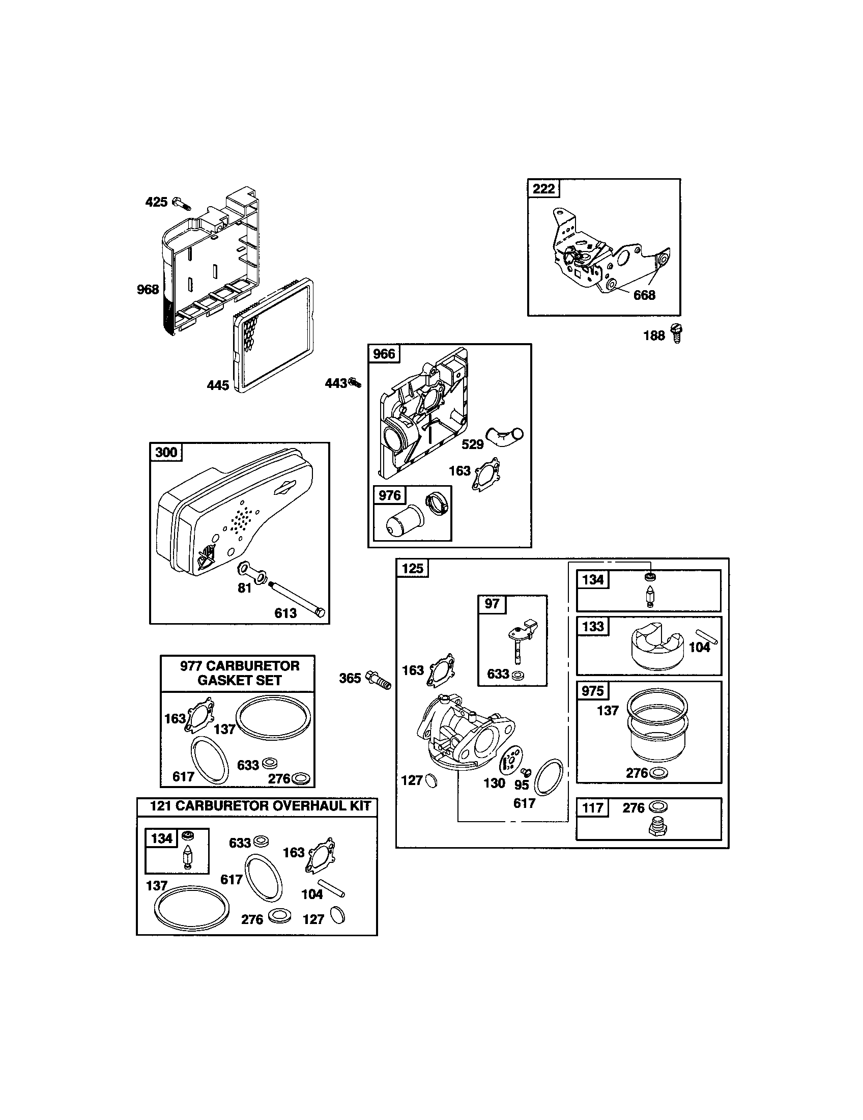 Craftsman 917376746 carburetor/air cleaner diagram